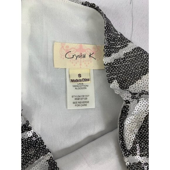 Crystal K. Women's Short Sequin Shorts - Picture 3 of 5